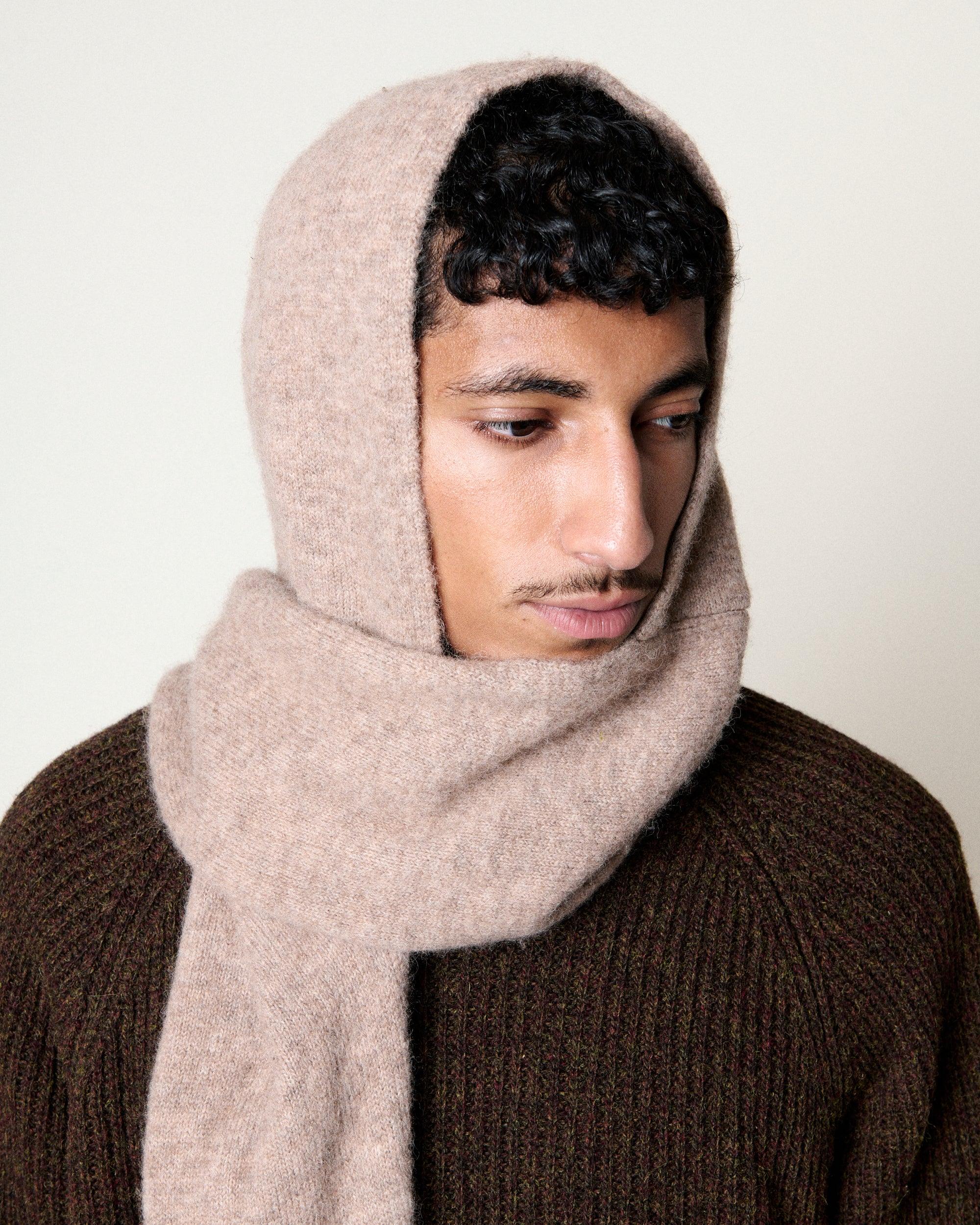 Homecore Baby Hood Light Taupe Strickkapuze Unisex taupe